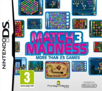 Match 3 Madness (Europe) (En,Fr,De,Es,It,Nl) box cover front